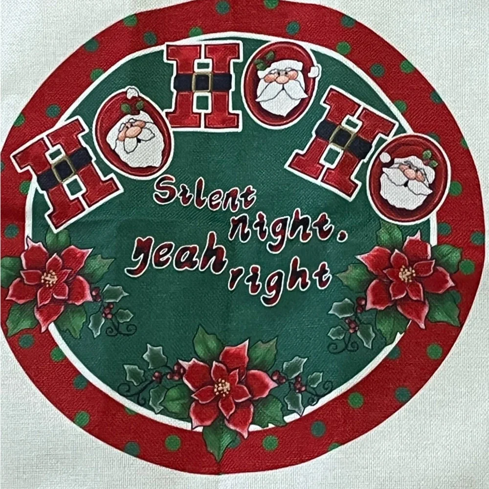 Clearance ~Festive Holiday Pillow Cover - Red and White 🎄🆕⭐️A 2 for $14 item ⭐️
